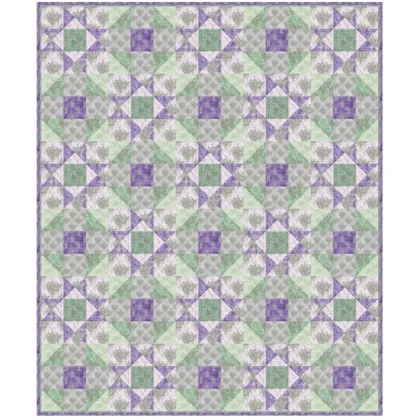 Lovely Lavender Quilt Kit - 61 1 2  x 73 1 2  Discount