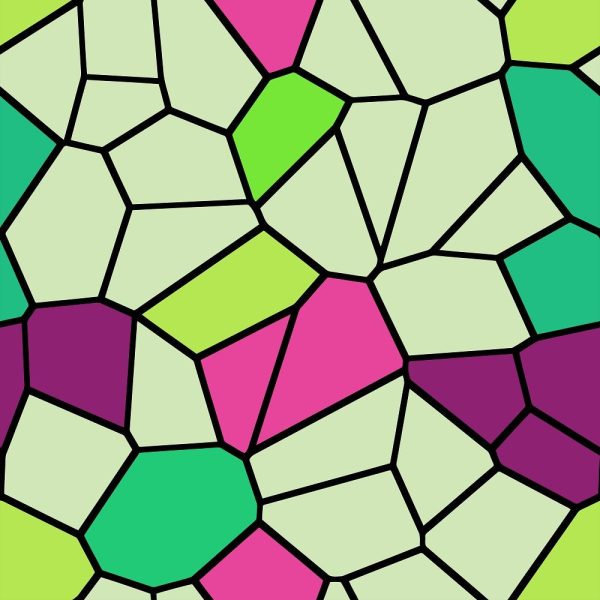 Crazy Paving Mosaic #5 Fabric Discount