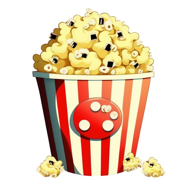 Fast Food Popcorn Fabric Panel Hot on Sale