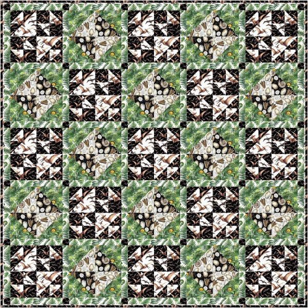 Dino-mite Quilt Kit - 70 1 2  x 70 1 2  Supply - Image 2