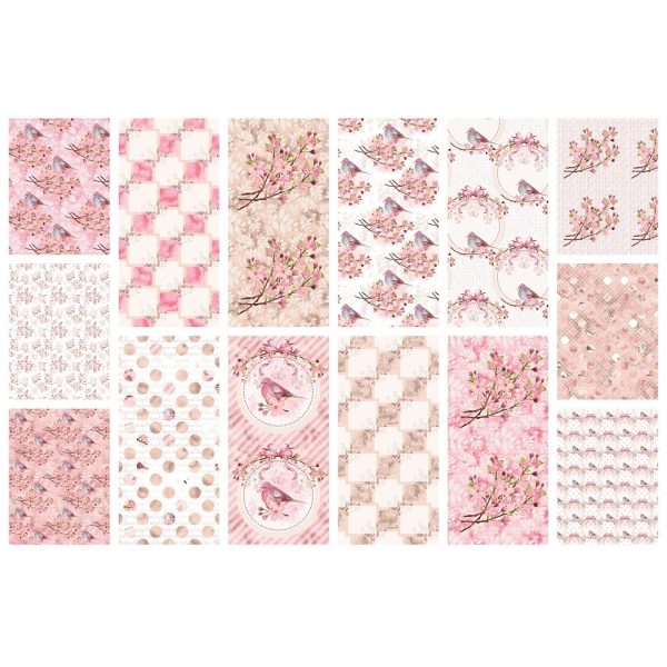 Cherry Blossom Fat Eighth Bundle - 14 Pieces For Sale