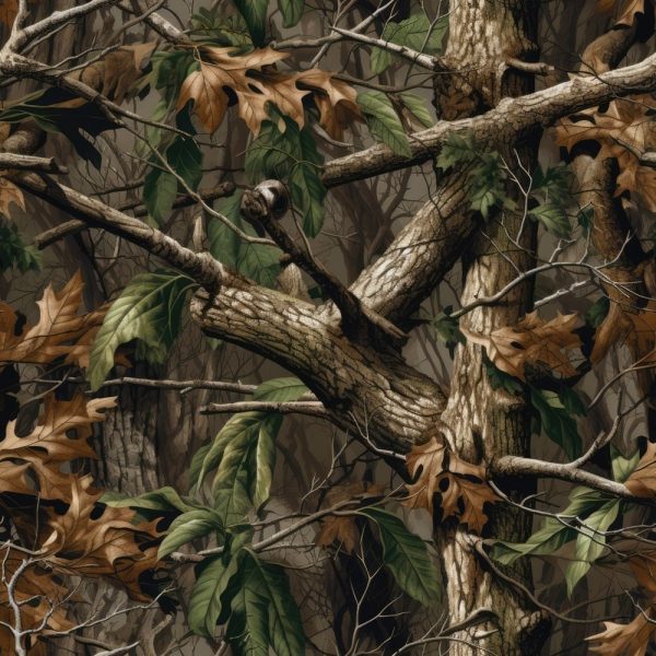 Forest Camouflage Pattern #2 Fabric Cheap