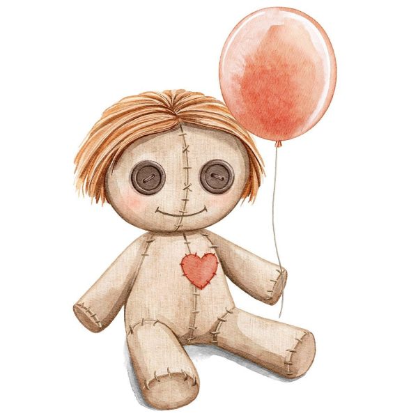 Little Critters Spooky Halloween Doll with Balloon Fabric Panel Hot on Sale