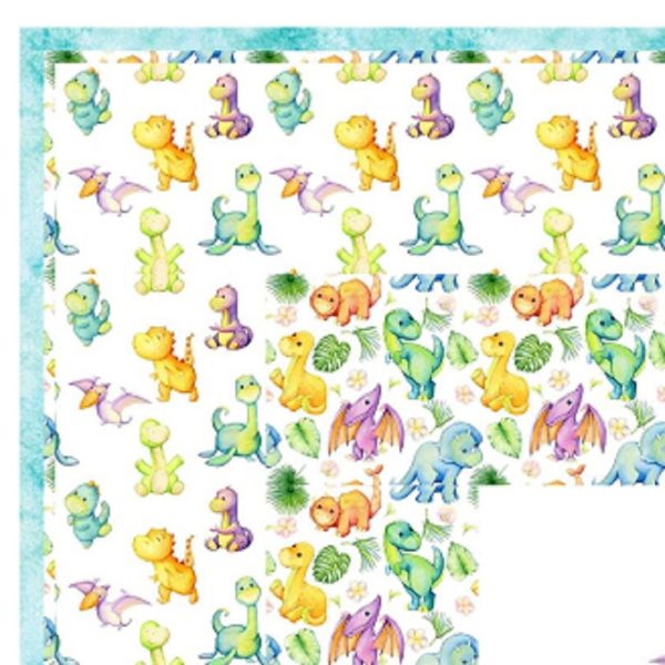 Cute Dino Family Portrait Wall Hanging 42  x 42  Hot on Sale - Image 2