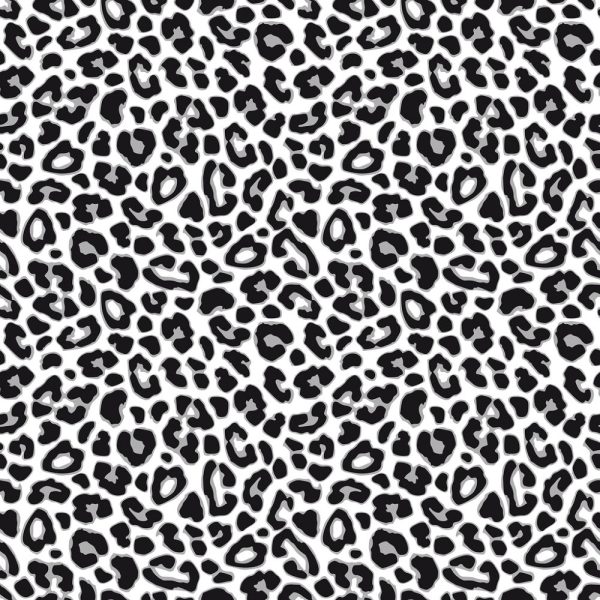 Jaguar Skin Fabric - Black White Online Hot Sale
