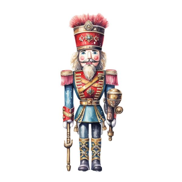 Magnificent Christmas Nutcracker #13 Fabric Panel on Sale