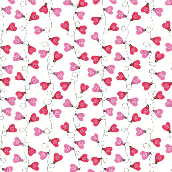 Stringed Heart Shape Lights Fabric Cheap