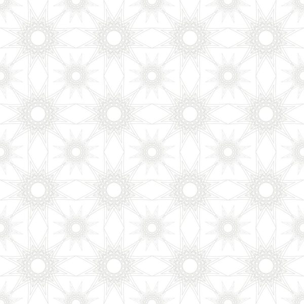 Geometric Flowers #1 Tone on Tone Fabric For Cheap - Image 2