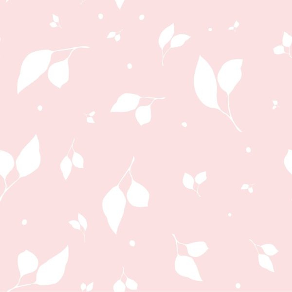 Elegant Roses Leaves Fabric - Pink For Discount