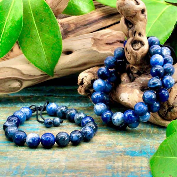 Sodalite Adjustable Bracelet - 10mm Online Sale