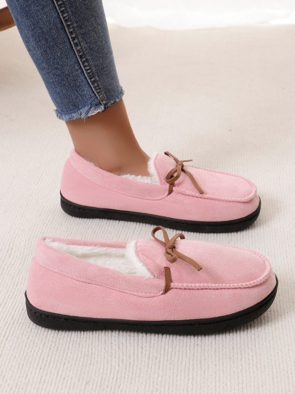 Hazel Blues® |  Bow Round Toe Flat Slip-Ons Hot on Sale - Image 5